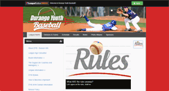 Desktop Screenshot of durangobaseball.org